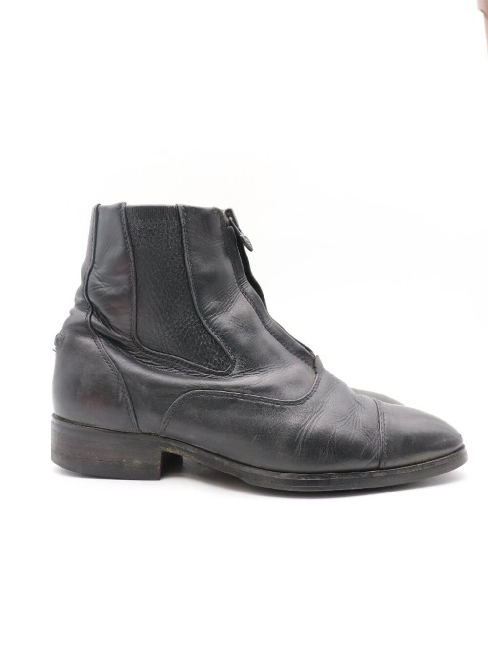Ariat Heritage Boots Women's Size 7.5 B Black leather Front Zip 1003626
